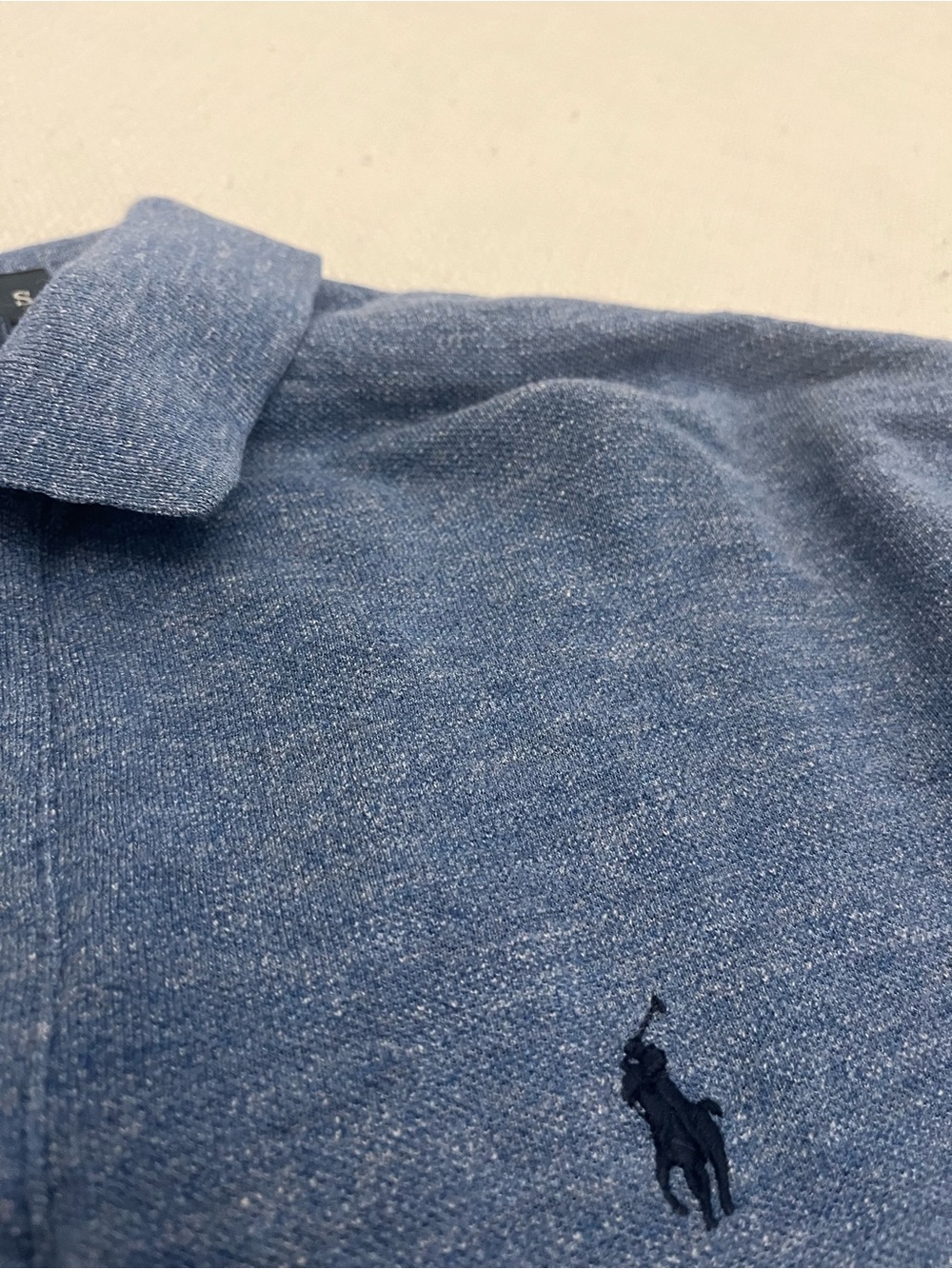 Lot of 3 Polo Ralph Lauren Long Sleeve Polo Shirts Mens Small Green Gray Blue - Picture 10 of 10